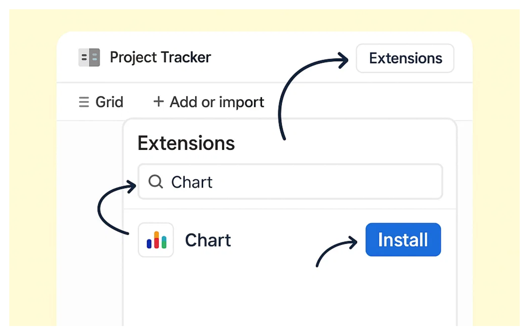 Install the Chart Extension