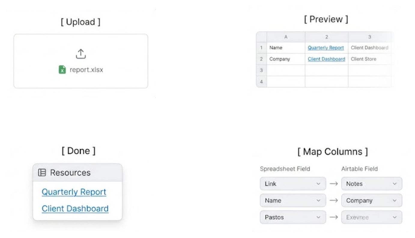 Import Spreadsheet to Airtable - Excel, Google Sheets, CSV ...