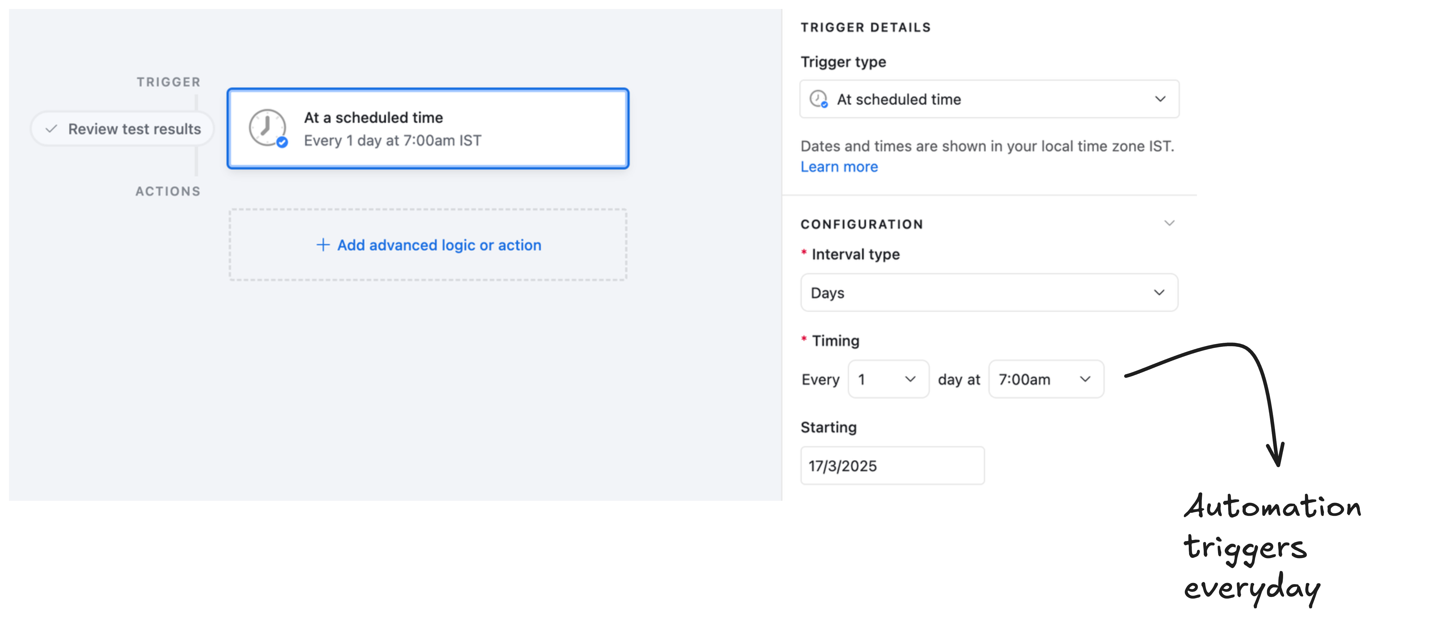 Set Up the Automation
