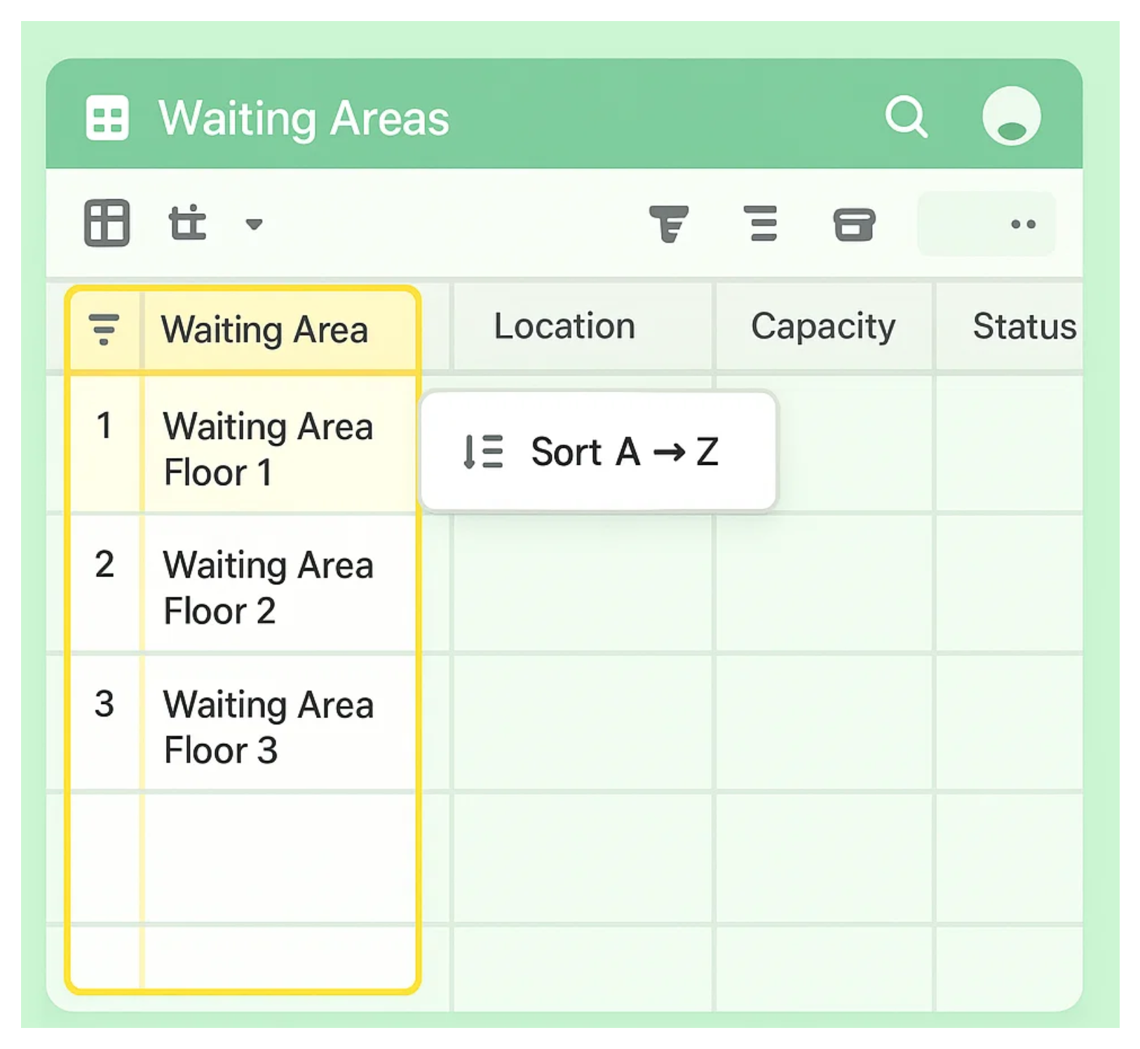 Adjust the order of the primary field