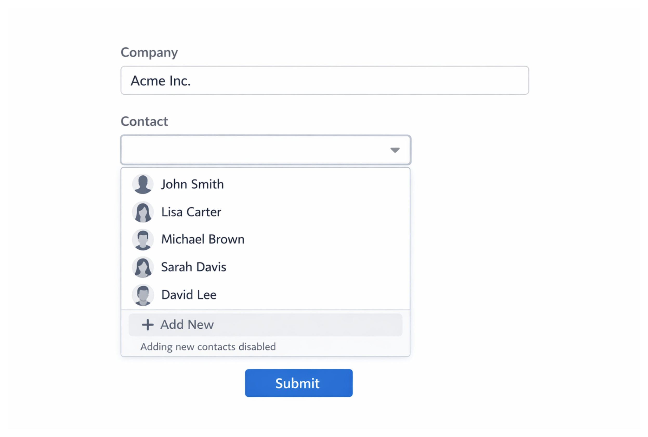 Airtable forms do not allow to create new linked records
