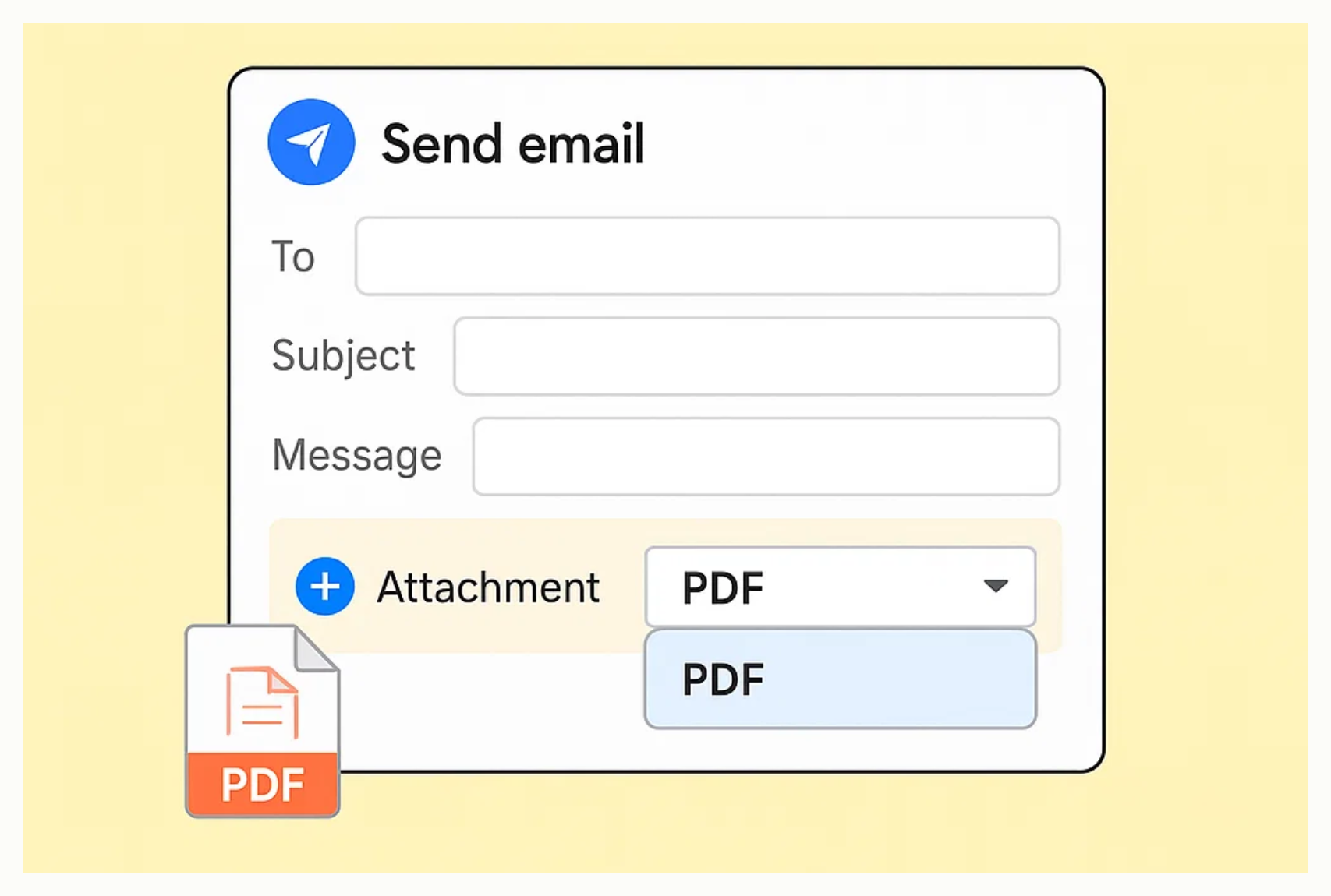 If the PDF Is in the Same Record