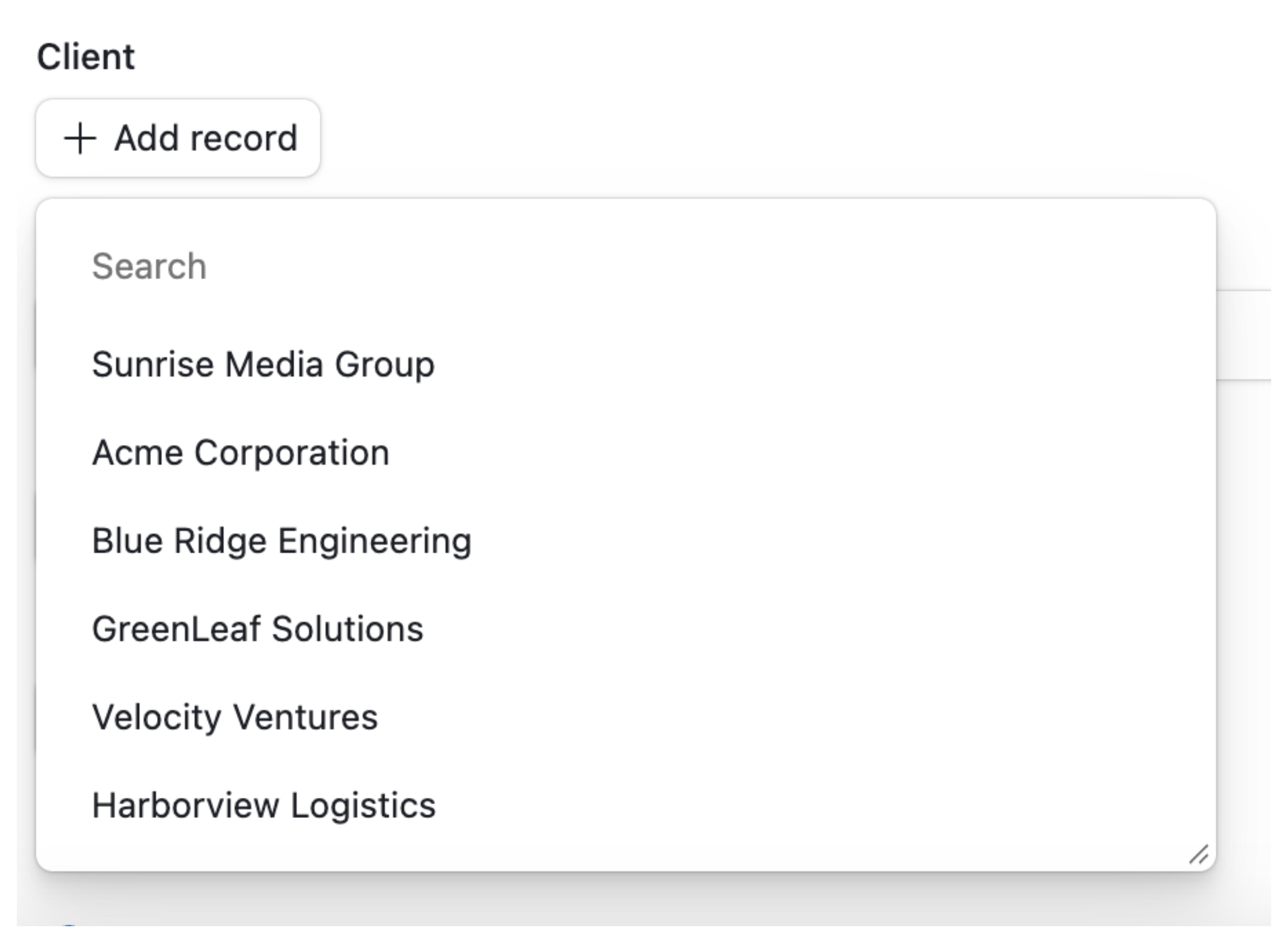 field to behave like a simple multiple select