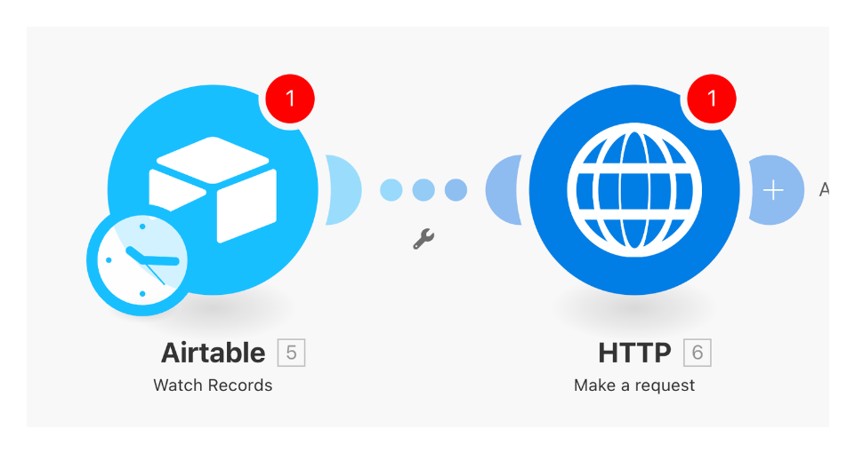 Airtable to Wix using Make