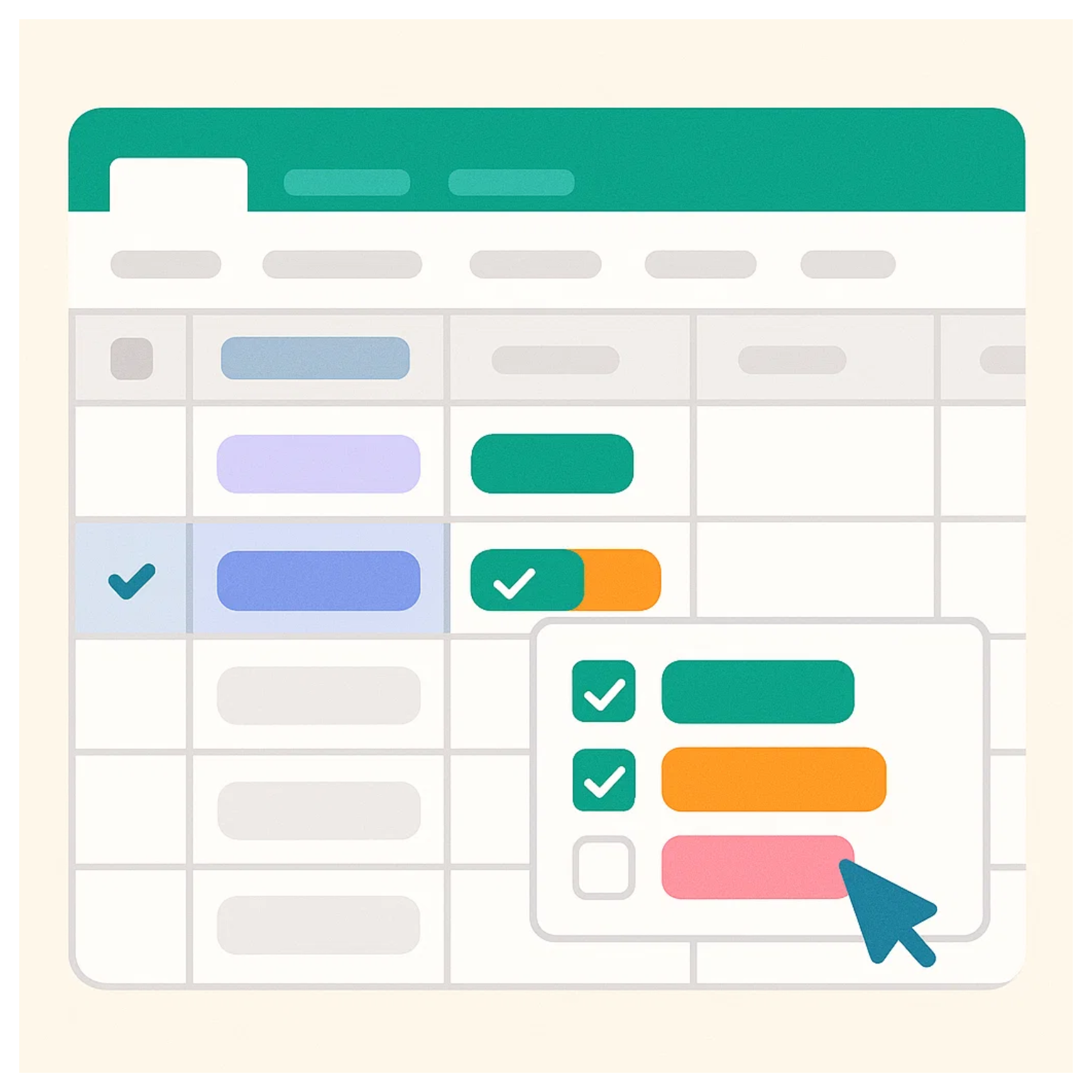 Select multiple linked records in one go