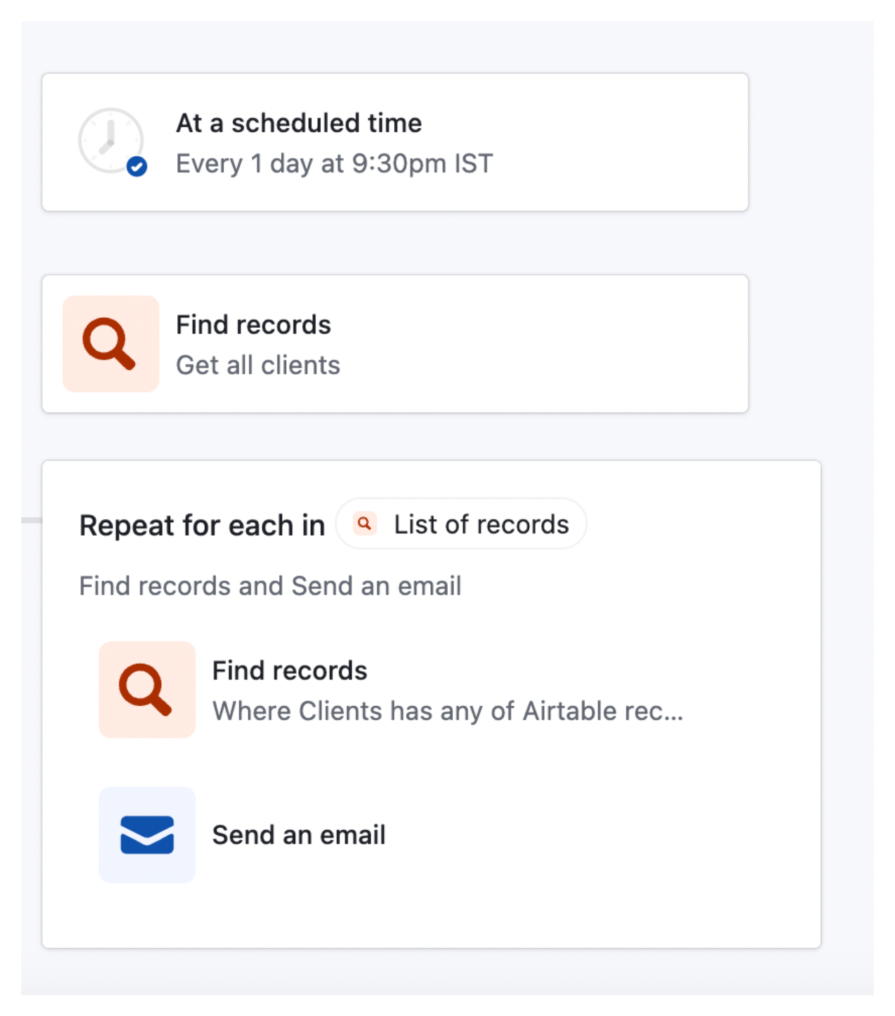 Setting up automation