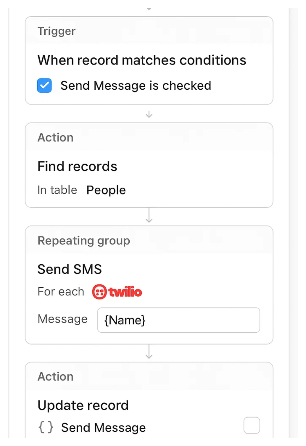 set up an automation