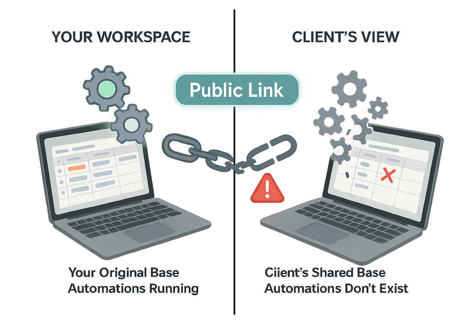 Share Airtable Bases Without Losing Automations